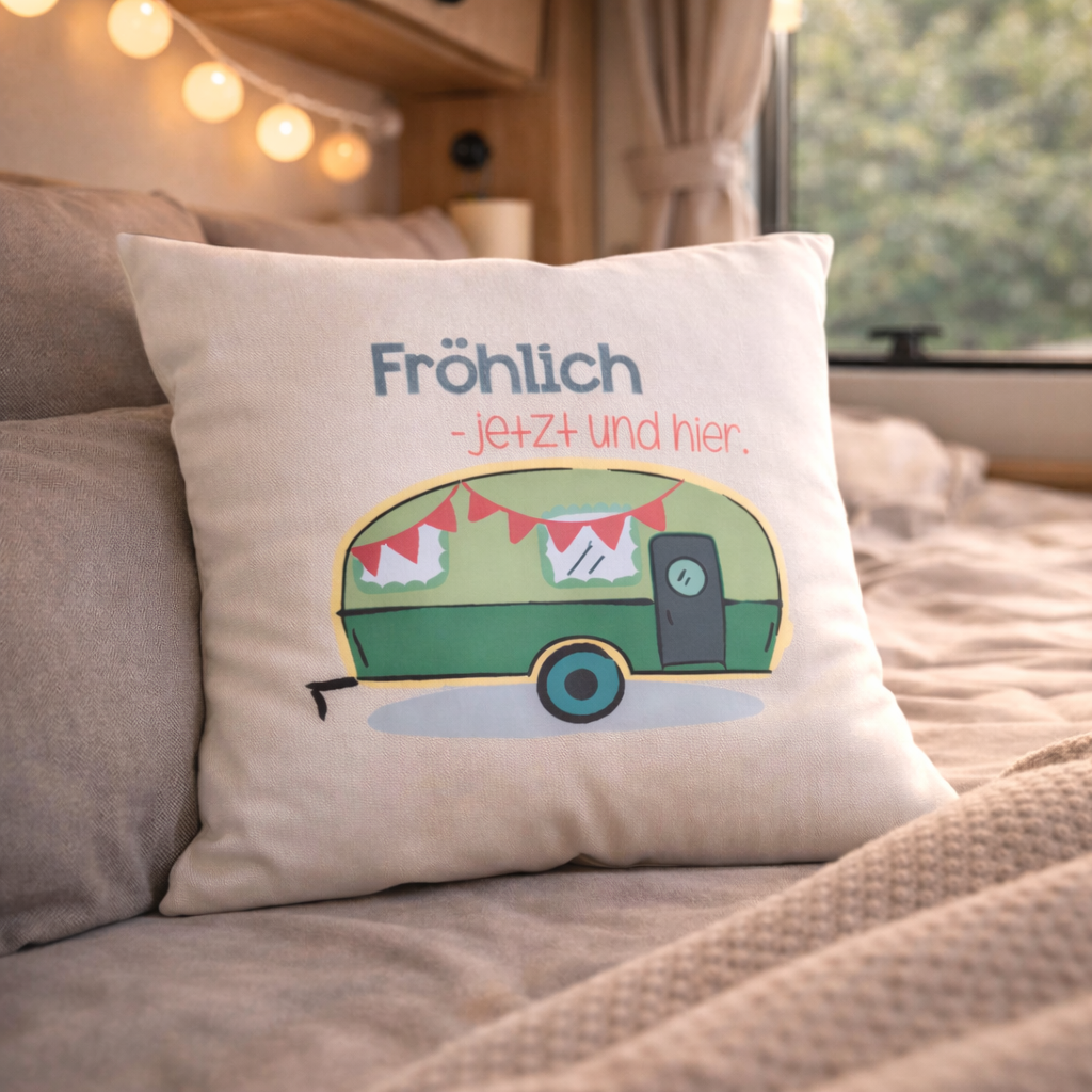 Camping pillow "cheerful"