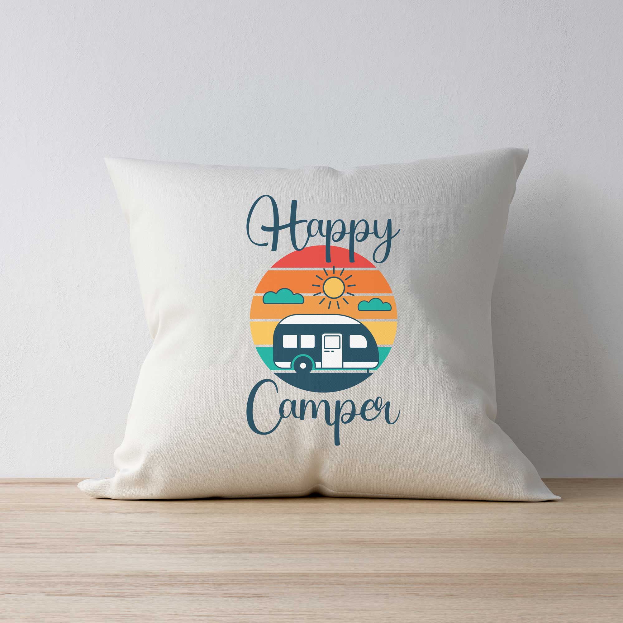 Cojín de camping "Happy Camper"
