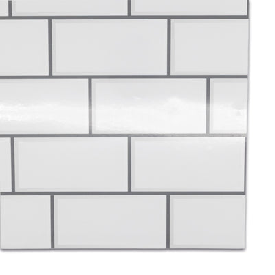 Lámina para muebles Azulejos blancos