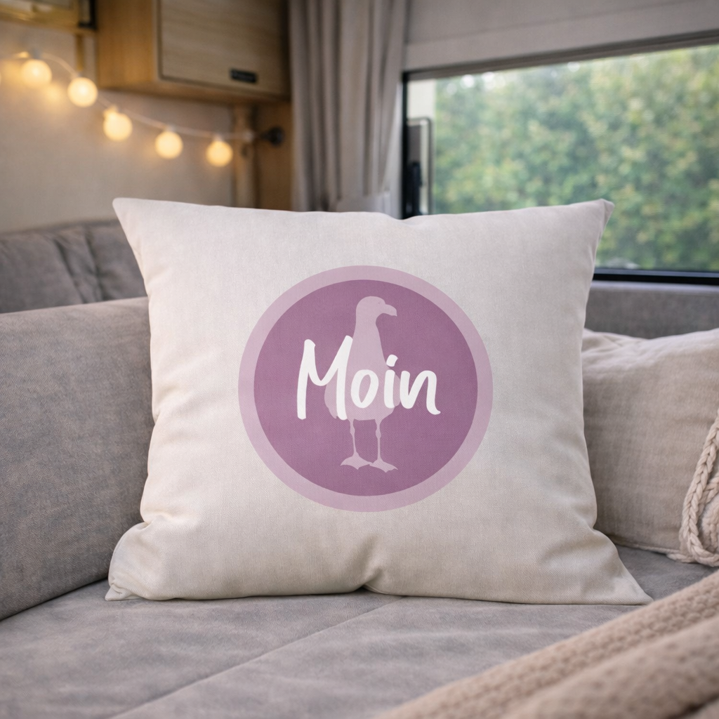 Camping cushion "Moin" eggplant
