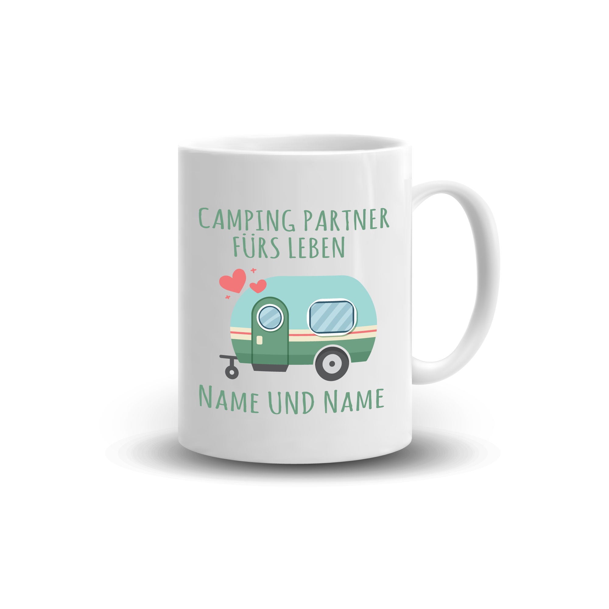 Tasse - Camping Partner fürs Leben - personalisierbar