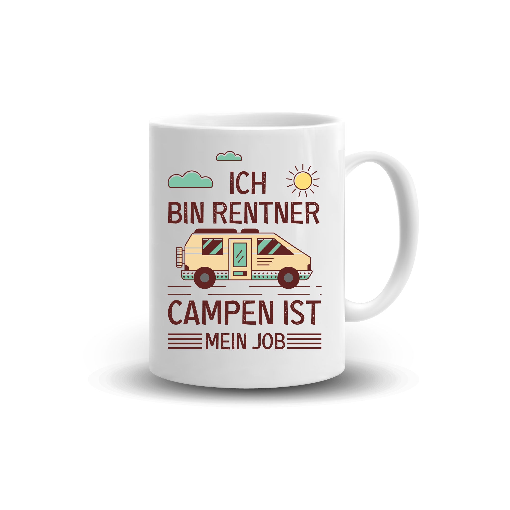 Camping Tasse - Ich bin Rentner... !