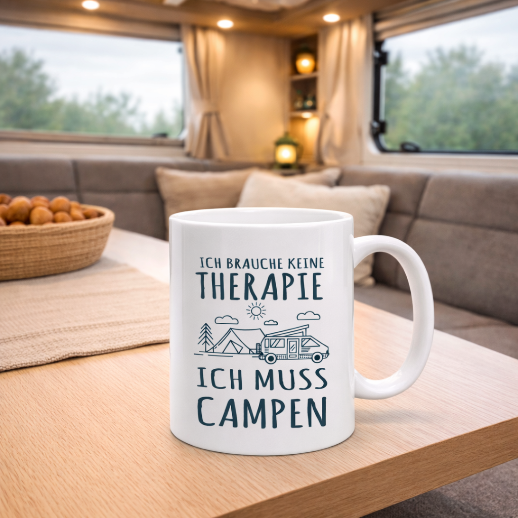 Tasse Camping Therapie