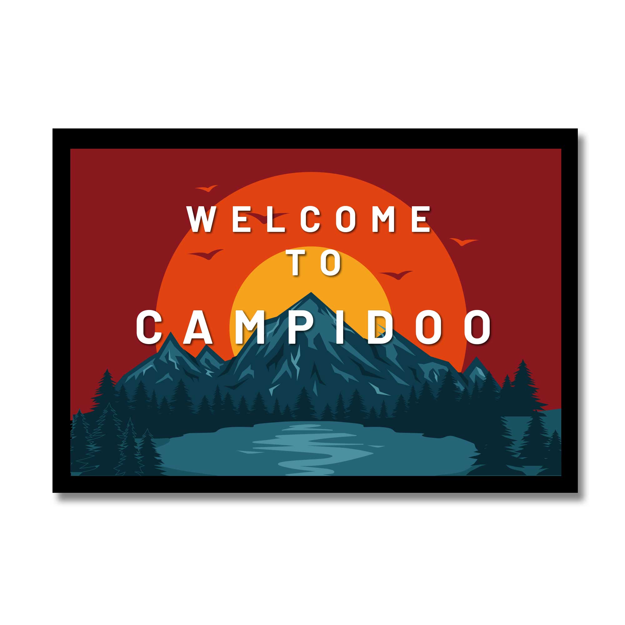 Fussmatte "Welcome to Campidoo" - waschbar