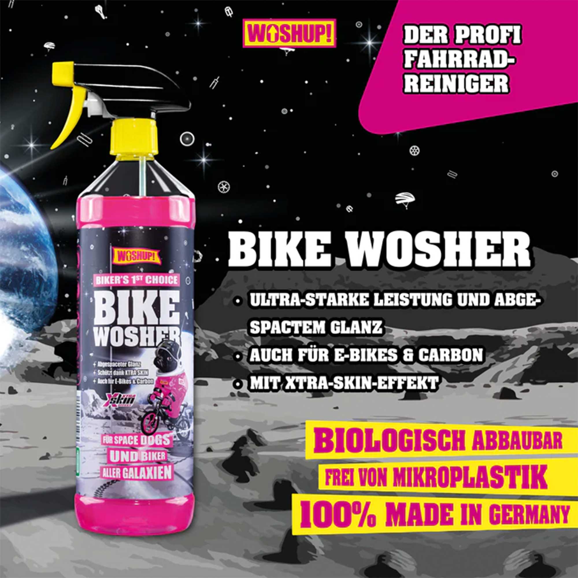 WOSHUP Bike Wosher Fahrradreiniger + Gratis Tuch !